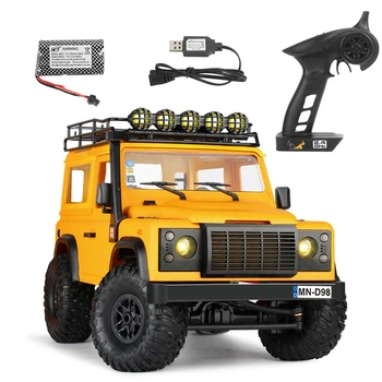 Модель MN98 1:12 RTR Версия радиоуправляемого автомобиля 2.4G 4WD RC Rock Crawler Defender Пикап с дистанционным управлением Для мальчиков Подарки Игрушки