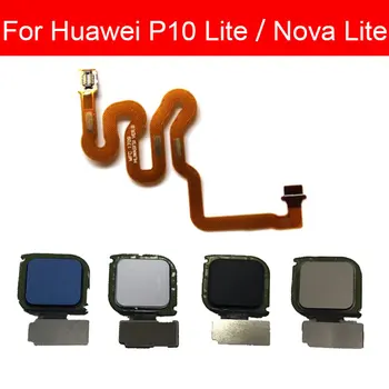 Датчик отпечатков пальцев Кнопка Home Гибкий Кабель Для Huawei P10 Lite/Nova Lite PRA-LX2 WAS-L03T WAS-LX1 Меню Touch ID Гибкая лента