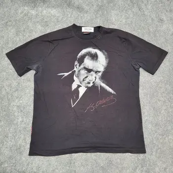 Рубашка Mustafa-Kemal-Ataturk XL Mustafa-Kemal-Pasha Ghazi-Mustafa-Kemal Черная с длинными рукавами