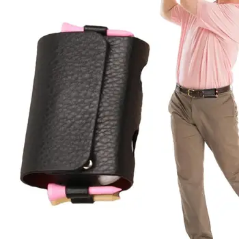Сумки для хранения мячей для гольфа, мини-карман, искусственная кожа, висящая на талии, Переносная сумка для хранения мячей для гольфа, держатель для ремня для гольфа, сумки для игроков в гольф