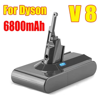 Dyson V8 21,6 В 6800 мАч Сменный Аккумулятор для Dyson V8 Абсолютный Бесконтактный Пылесос Ручной Пылесос Dyson V8 Battery
