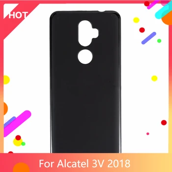 Чехол 3V 2018, матовая мягкая силиконовая задняя крышка TPU для Alcatel 3V 2018, тонкий противоударный чехол для телефона