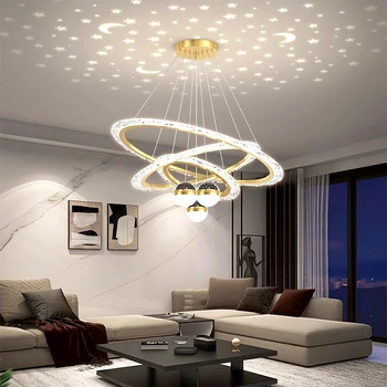 Современная простота, люстры, внутреннее освещение, потолочный светильник, подвесные светильники, светодиодные люстры для гостиной, внутреннее освещение.