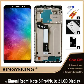 Оригинал для Xiaomi Redmi Note 5 Pro ЖК-дисплей С Сенсорным Экраном Digitizer В Сборе Для 5,99-дюймового Телефона Redmi Note 5 С Рамкой