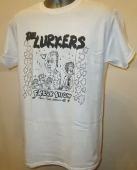 Футболка The Lurkers 502 Retro Music Белая футболка унисекс