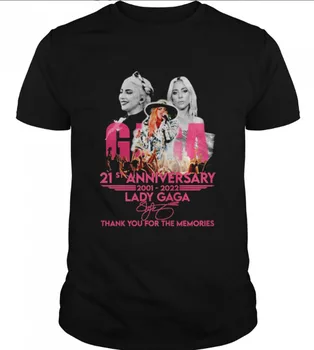 21-я годовщина 2001 2022 Lady Gaga, футболка с надписью 