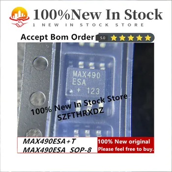 100% НОВЫЙ ОРИГИНАЛЬНЫЙ MAX490ESA + T SOP8 MAX490ESA MAX3490EESA + T SOP-8 MAX3490EESA IC ТРАНСИВЕР