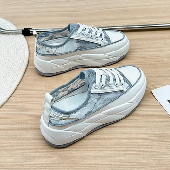 Tenis Feminino 2023 Женская теннисная обувь Уличные кроссовки для фитнеса с дышащей воздушной сеткой, кроссовки для ходьбы, женская легкая спортивная обувь