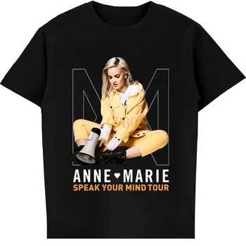 Новая редкая футболка Anne Marie Speak Your Mind Tour 2019, S-4XL