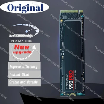 M.2 SSD M2 1 ТБ 2 ТБ PCIe Gen 4.0 x4, NVMe ™ 2.0 HDD Жесткий Диск Твердотельный 990 Pro 4 Тб С Охлаждающей Прокладкой для ноутбука ps5