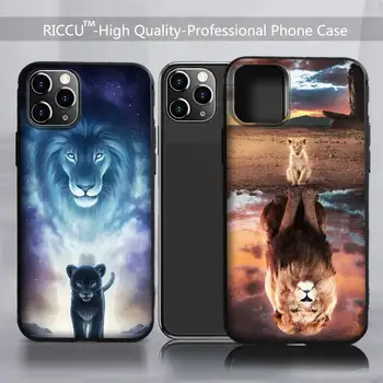 Чехол Для телефона Lion tiger wolf Для iphone 11 12 Pro 11 Pro Max X XR XS MAX 7 8 plus 6s plus 2020 se Чехлы