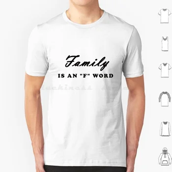 Family-футболка с надписью F, большой размер, 100% хлопок, Забавное семейное слово, веселые цитаты, черно-белые простые Мессасси